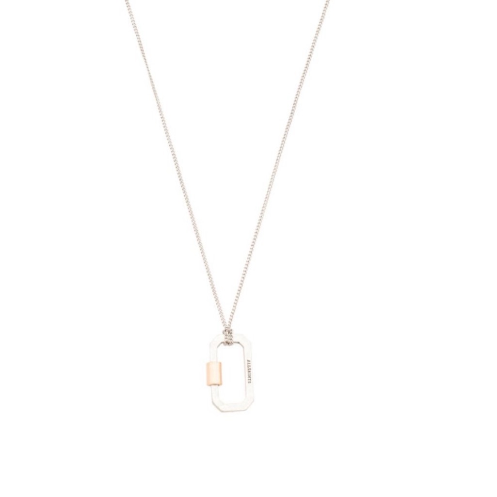 Allsaints Carabiner Mini Pendant Necklace